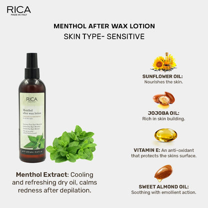 Rica Menthol After Wax Lotion - 250ml