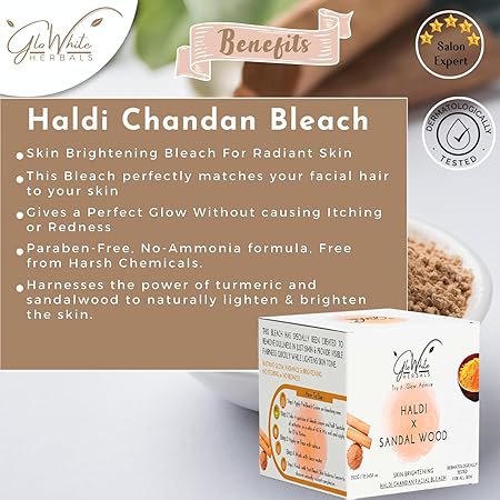 GloWhite Herbals Haldi-Chandan Bleach- 380g