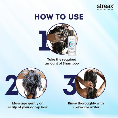 Streax Professional Vitariche Care Smooth & Shine Shampoo