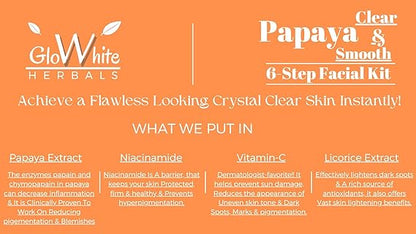 GloWhite Herbals Papaya De-Pigmentation Facial Kit