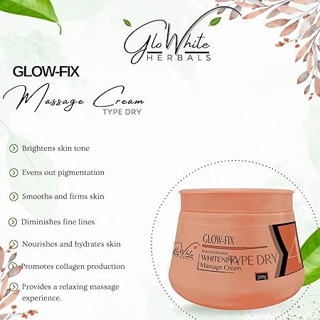 GloWhite Herbals Glow-Fix Skin Whitening Massage Cream