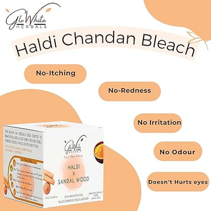 GloWhite Herbals Haldi-Chandan Bleach- 380g