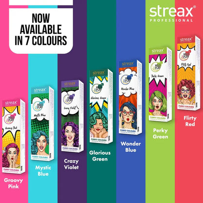 Streax Professional Hold & Play Funky Colours - Crazy Violet