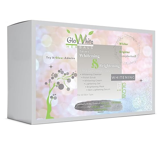 GloWhite Herbals Luxury Whitening & Brightening 6-Step Premium Facial Kit