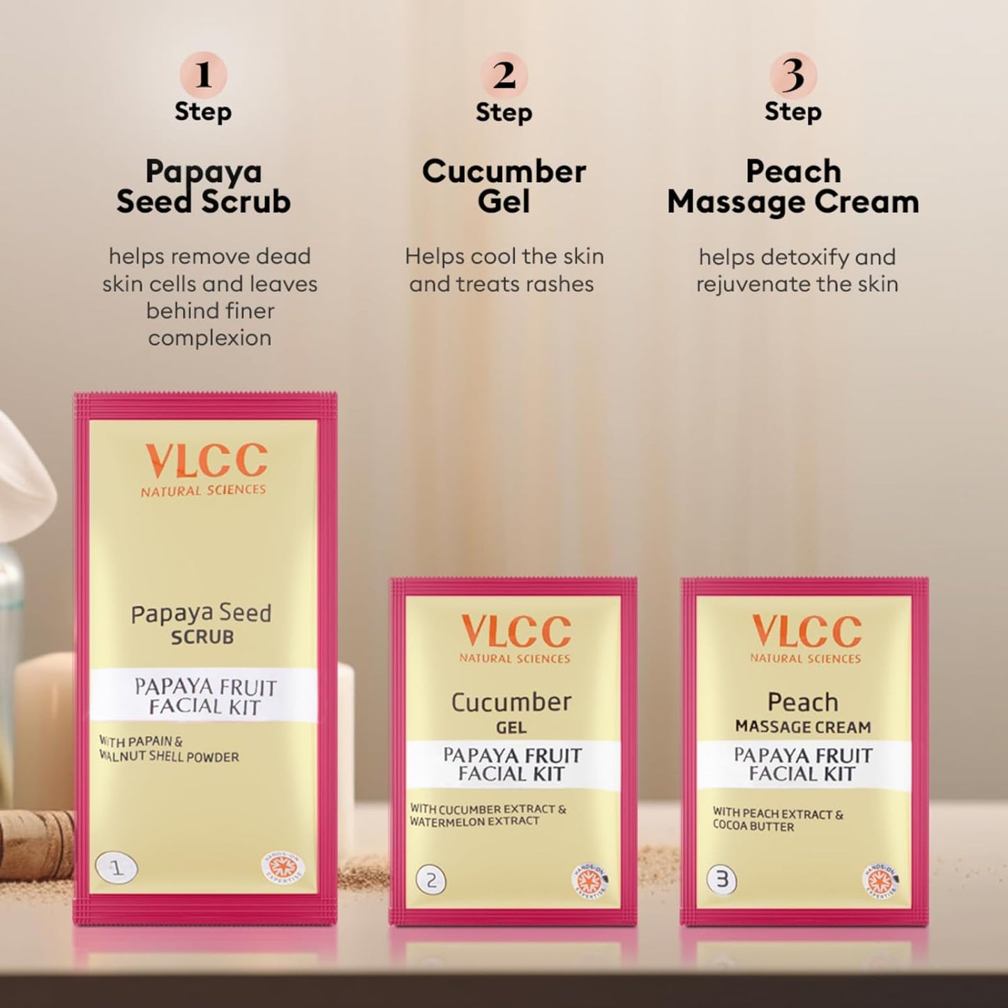 VLCC Salon Series Fruit Facial Kit - ( 6 Facials ) - 300g