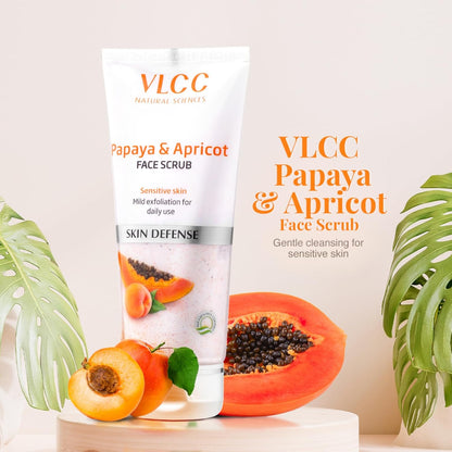 VLCC Papaya & Apricot Face Scrub - 80g