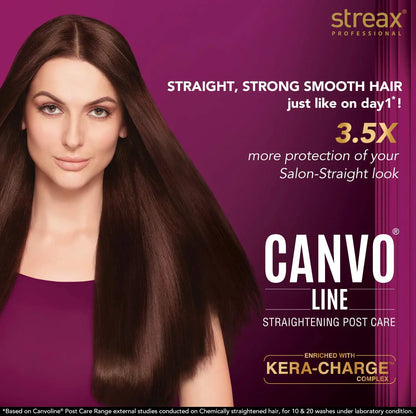 Streax Professional Canvoline Straightening Post Care Shampoo