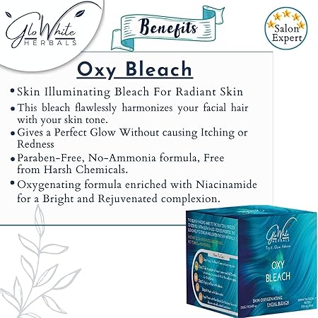 GloWhite Herbals Oxy Bleach For Face For Women, 360g