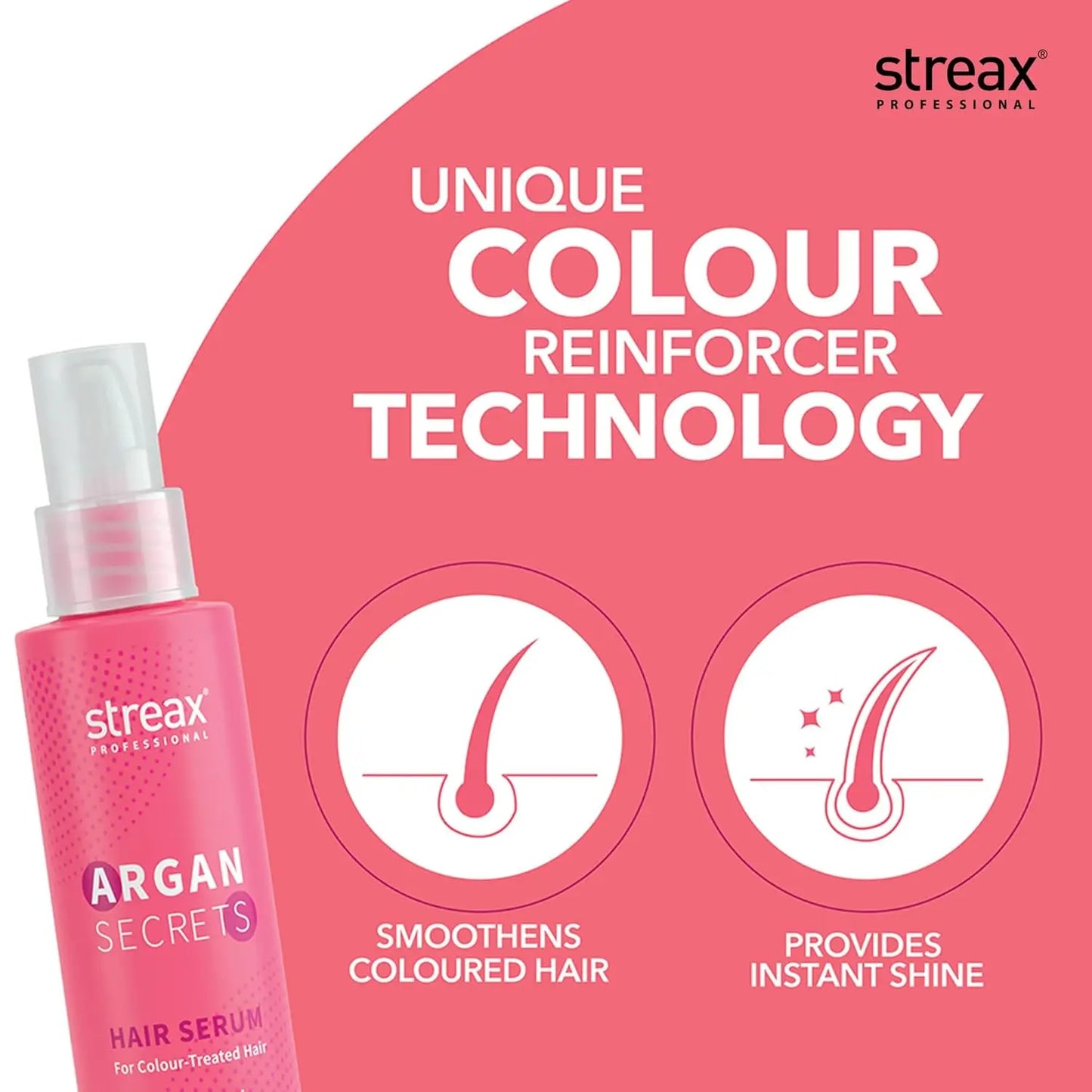 Streax Professional Argan Secrets Colour Protect Hair Serum