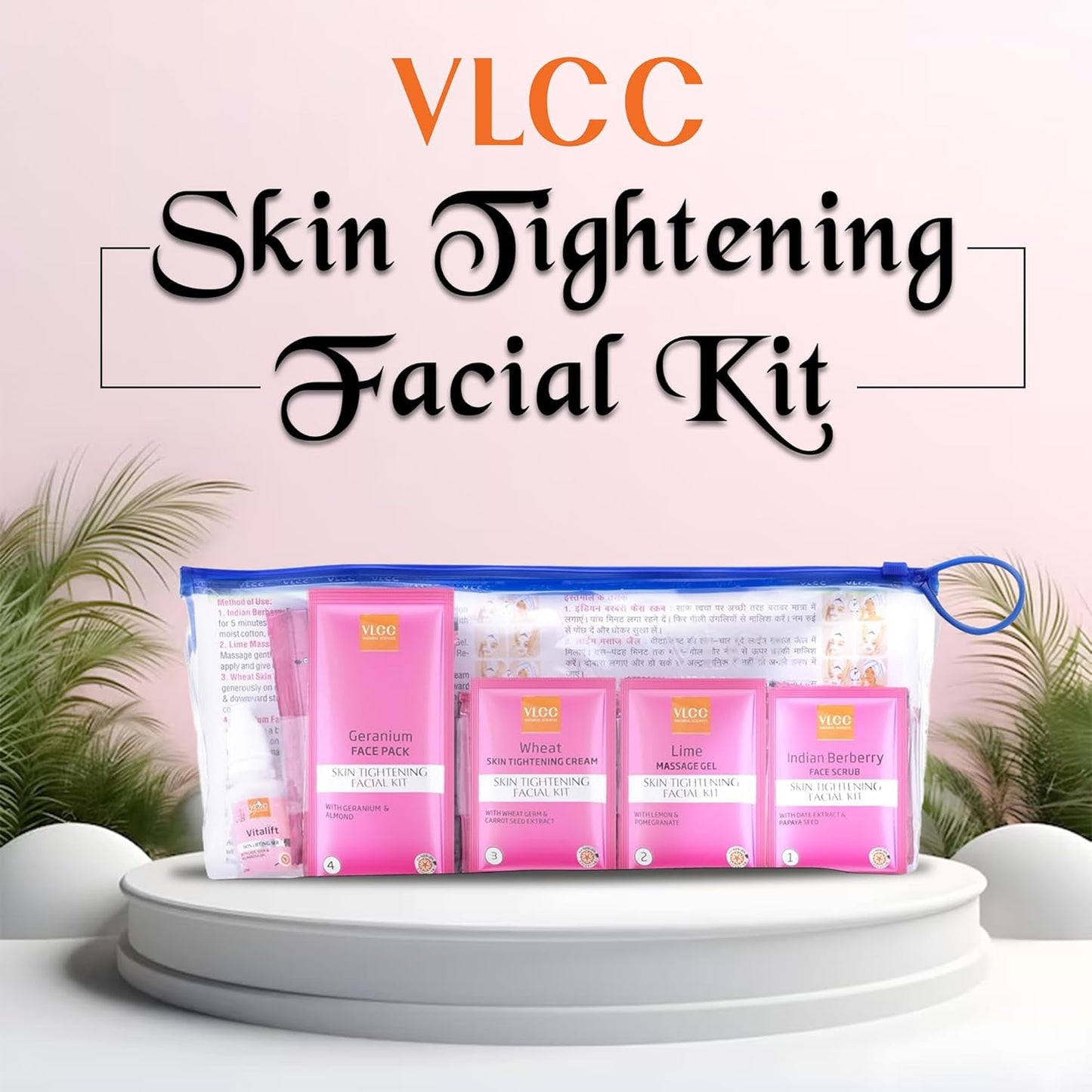 VLCC Skin Tightening Facial Kit ( 6 Facials ) - 252g