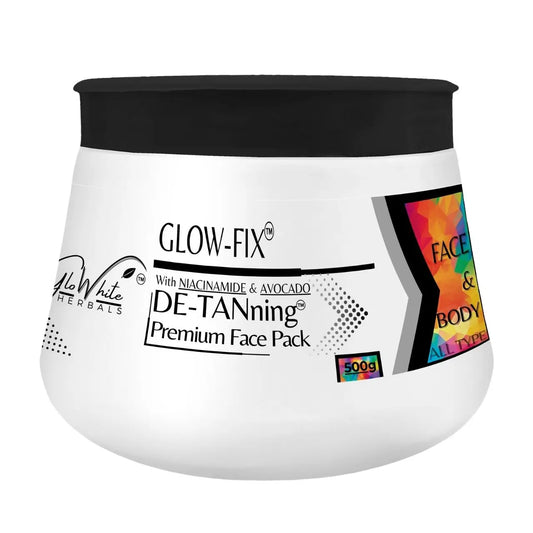 GloWhite Herbals De-Tan Face Pack For Glowing Skin 500g