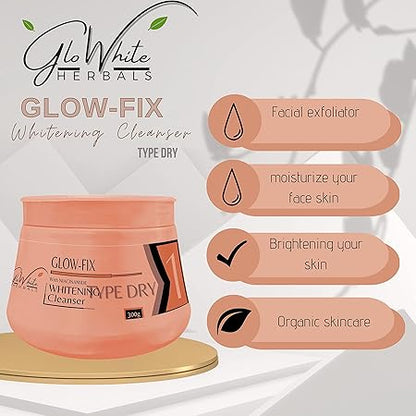 Glow-Fix Whitening Cleanser For Normal to Dry Skin