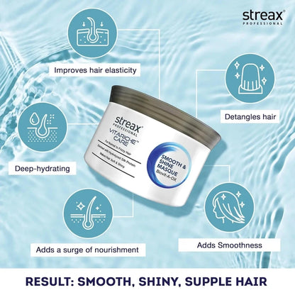 Streax Professional Vitariche Care Smooth And Shine Masque