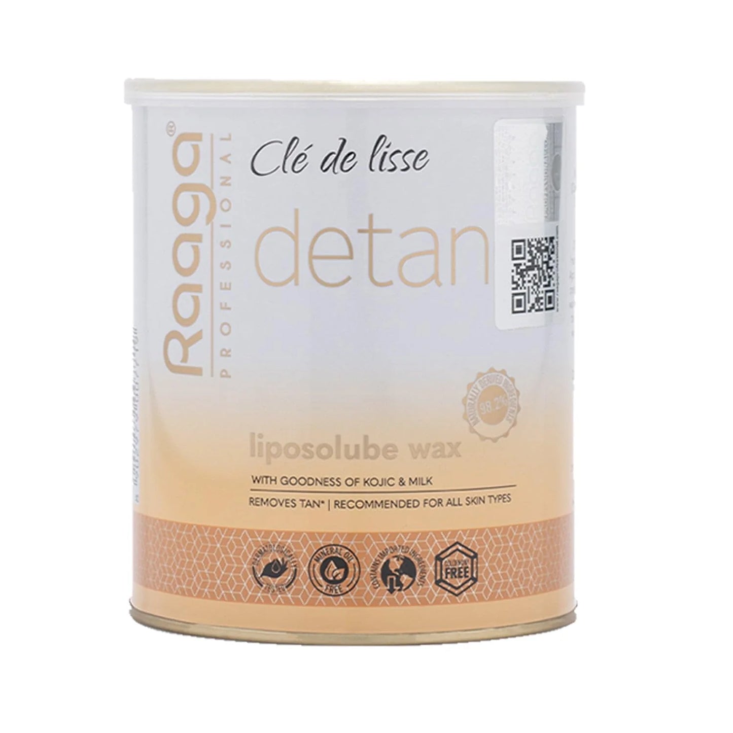 Raaga Professional Detan Kojic and Milk Liposoluble Wax (800 ml)