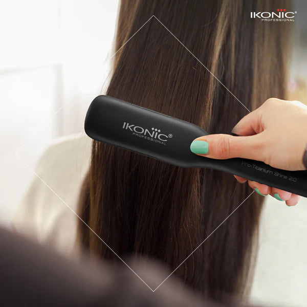 Ikonic Hair Straightener Pro Titanium Shine 2.0