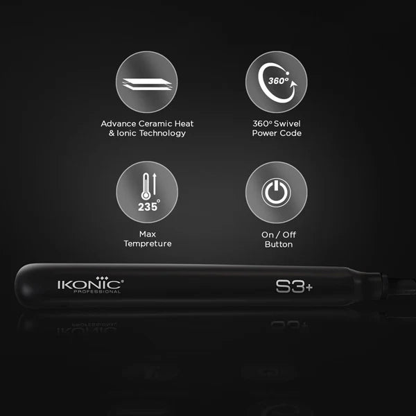 Ikonic Hair Straightener - S3+ Ceramic