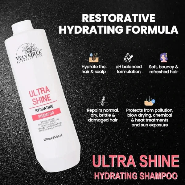 Velvetree Ultra Shine Hydrating keratin Shampoo