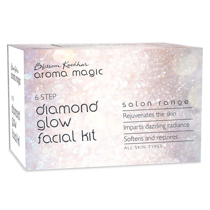 Aroma Magic Blossom Kochhar Diamond Facial Kit 7-Step Salon Range (5 Facials)