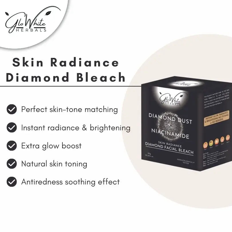 GloWhite Herbals Advance Diamond Bleach For Face & body | 1kg