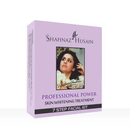 Shahnaz Husain Professional Power Skin Whitening Treatment 7 Steps Facial Kit (48g + 15ml)