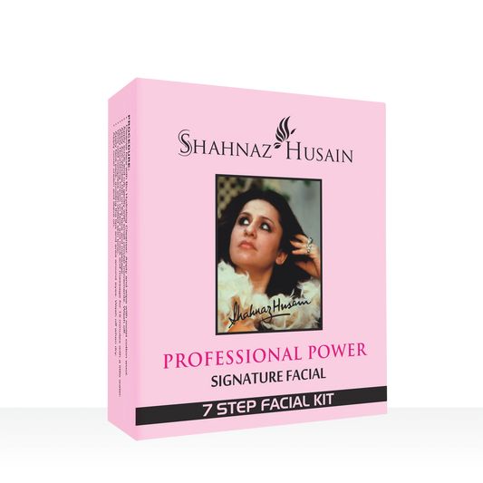 Shahnaz Husain Professional Power Signature Facial Steps- 7 Step Facial Kit (48g + 15ml)