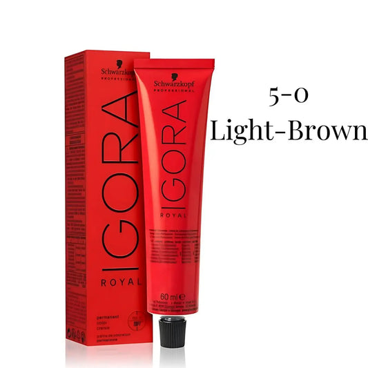 Schwarzkopf Igora Royal Permanent Hair Color 5-0 Light Brown 60ml