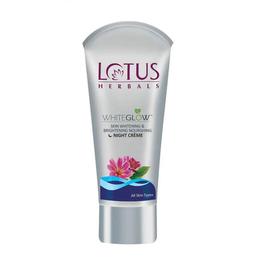 Lotus Herbals White Glow Skin Whitening and Brightening Nourishing Night Cream | 15g