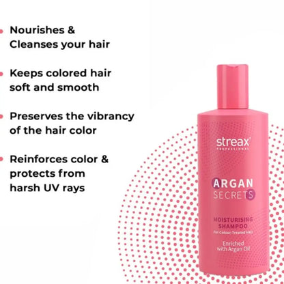 Streax Argan Secrets Moisturising Shampoo