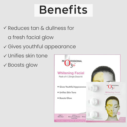 O3+ Whitening Facial Kit (4 Use) 180g