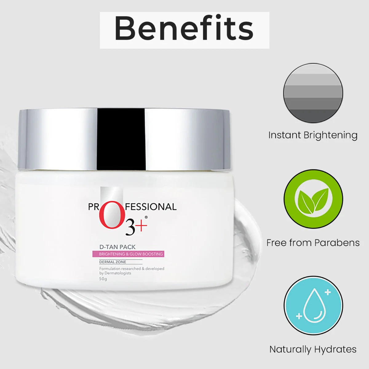 O3+ D-TAN Pack for Instant Tan Removal | 50g