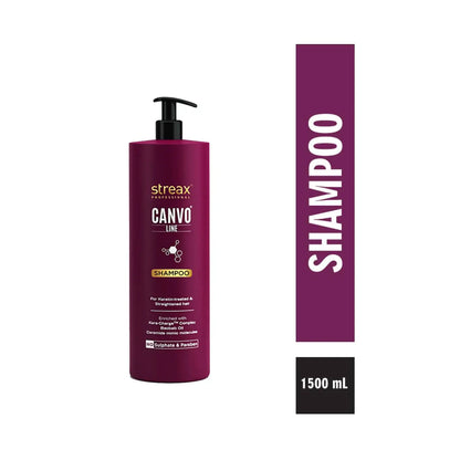 Streax Professional Canvoline Straightening Post Care Shampoo