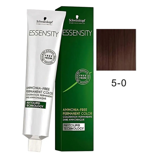 Schwarzkopf Professional Essensity Ammonia Free Permanent Color 5-0 Light Brown