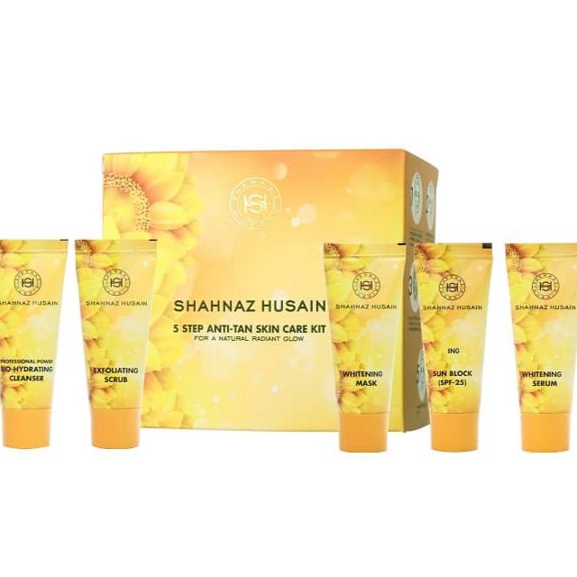 Shahnaz Husain 5 Step Anti-Tan Skin Care Kit 50g