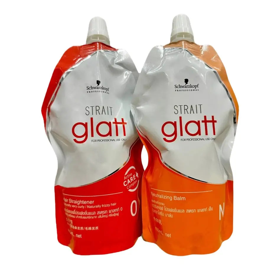 Schwarzkopf Strait glatt 0 + Neutralizing Balm (N)