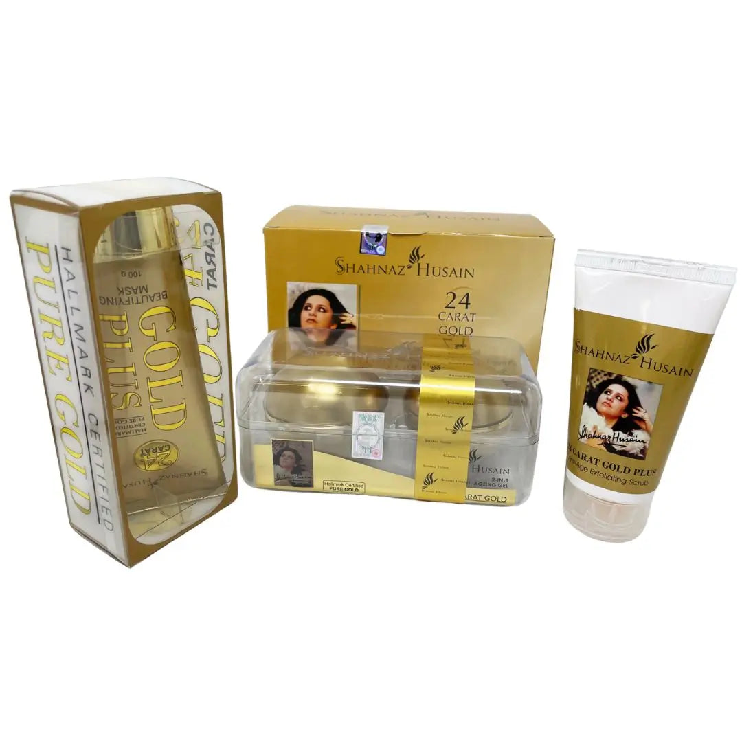 Shahnaz Husain Gold Facial Kit | 24 Carat Gold | 190g