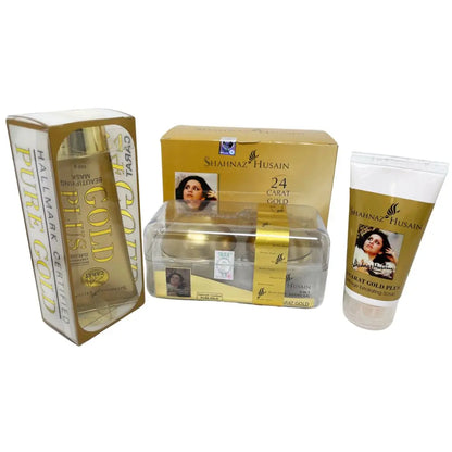 Shahnaz Husain Gold Facial Kit | 24 Carat Gold | 190g