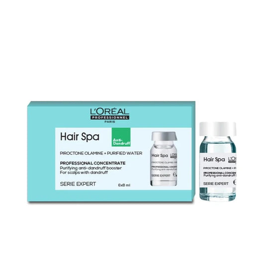 LOreal Professional Hair Spa Purifying Ampules for Dandruff-Free Scalp