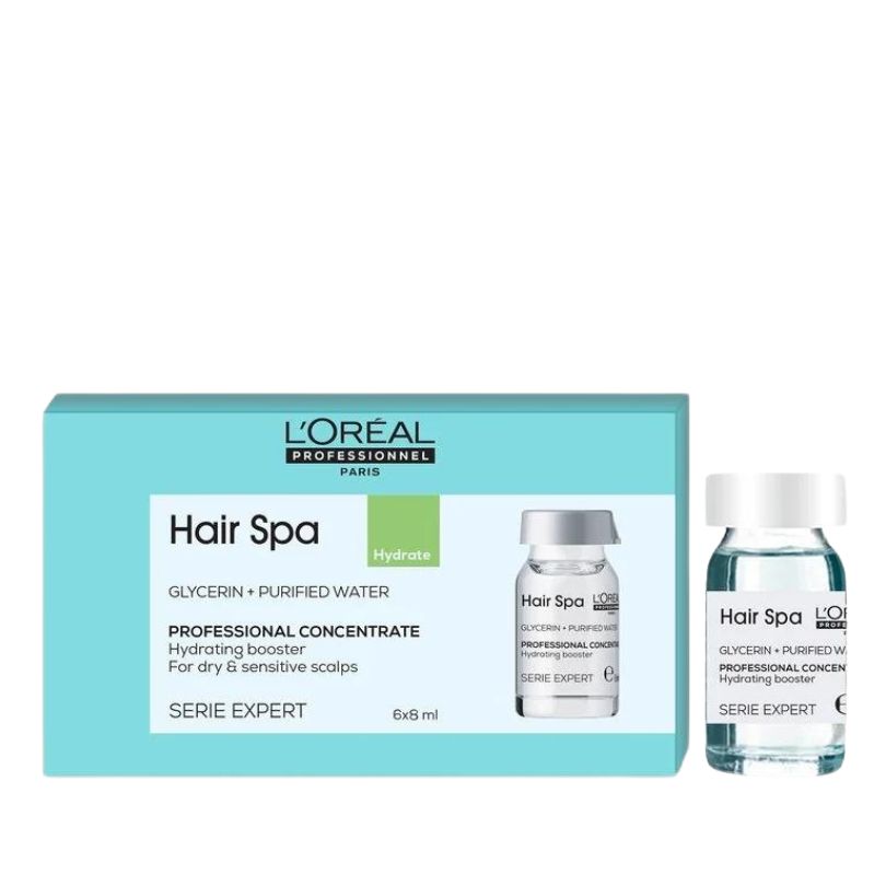 Loreal Professional Hair Spa Hydrating Ampules for Dry & Sensitive Scalps