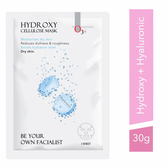 O3+  Facialist Hyaluronic Hydroxy Cellulose Sheet Mask (30g)