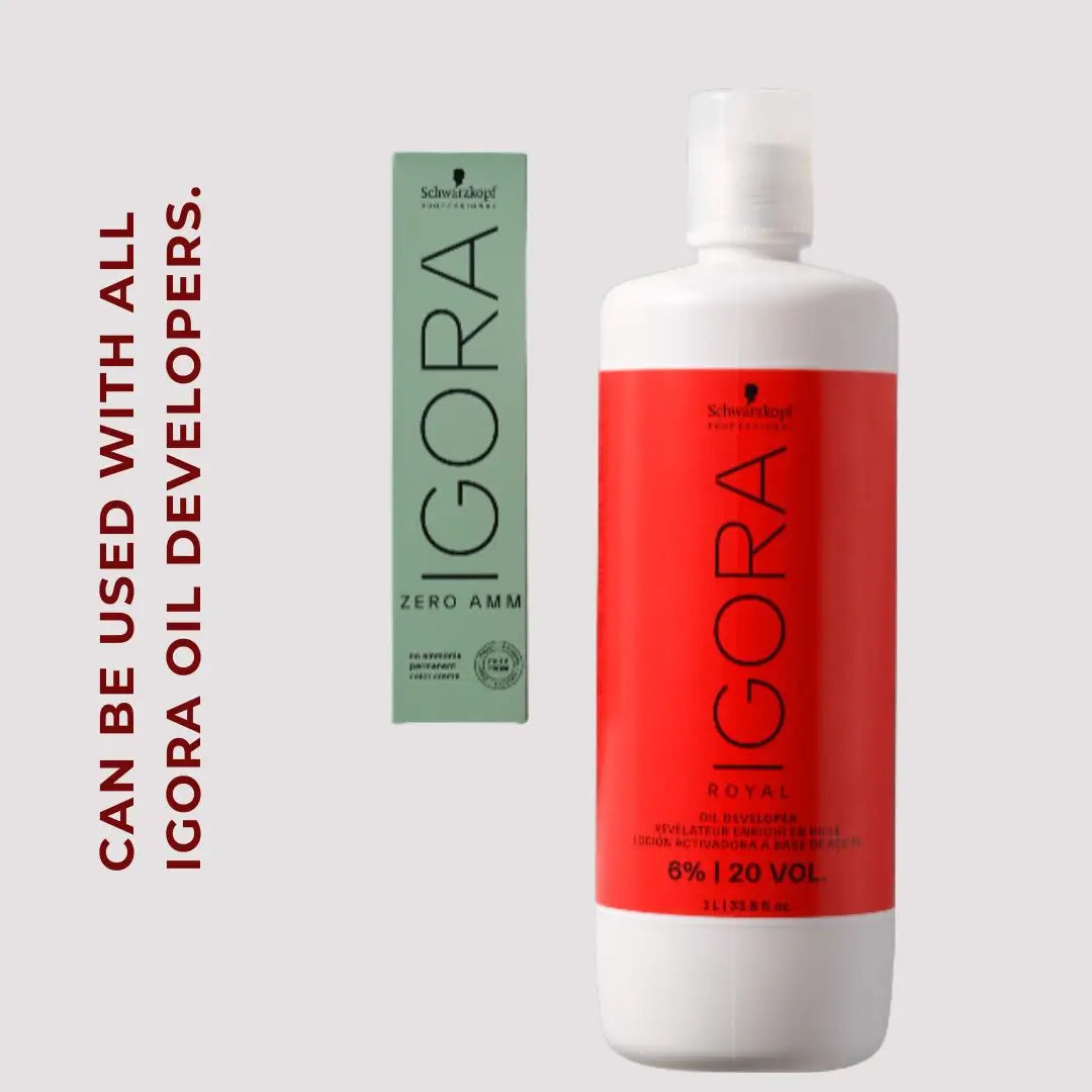 Schwarzkopf Professional Igora Zero AMM 3-0 Dark Brown Natural 60ml