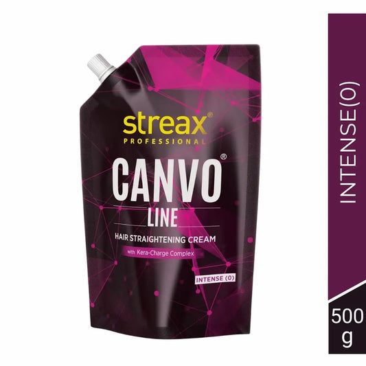 Streax Canvoline Hair Straightening Cream-Intense (0) - 500g