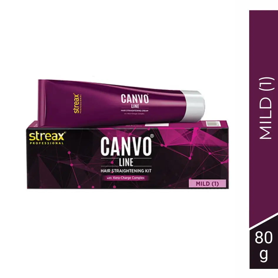 Streax Canvoline Hair Straightening Kit-Mild (1)