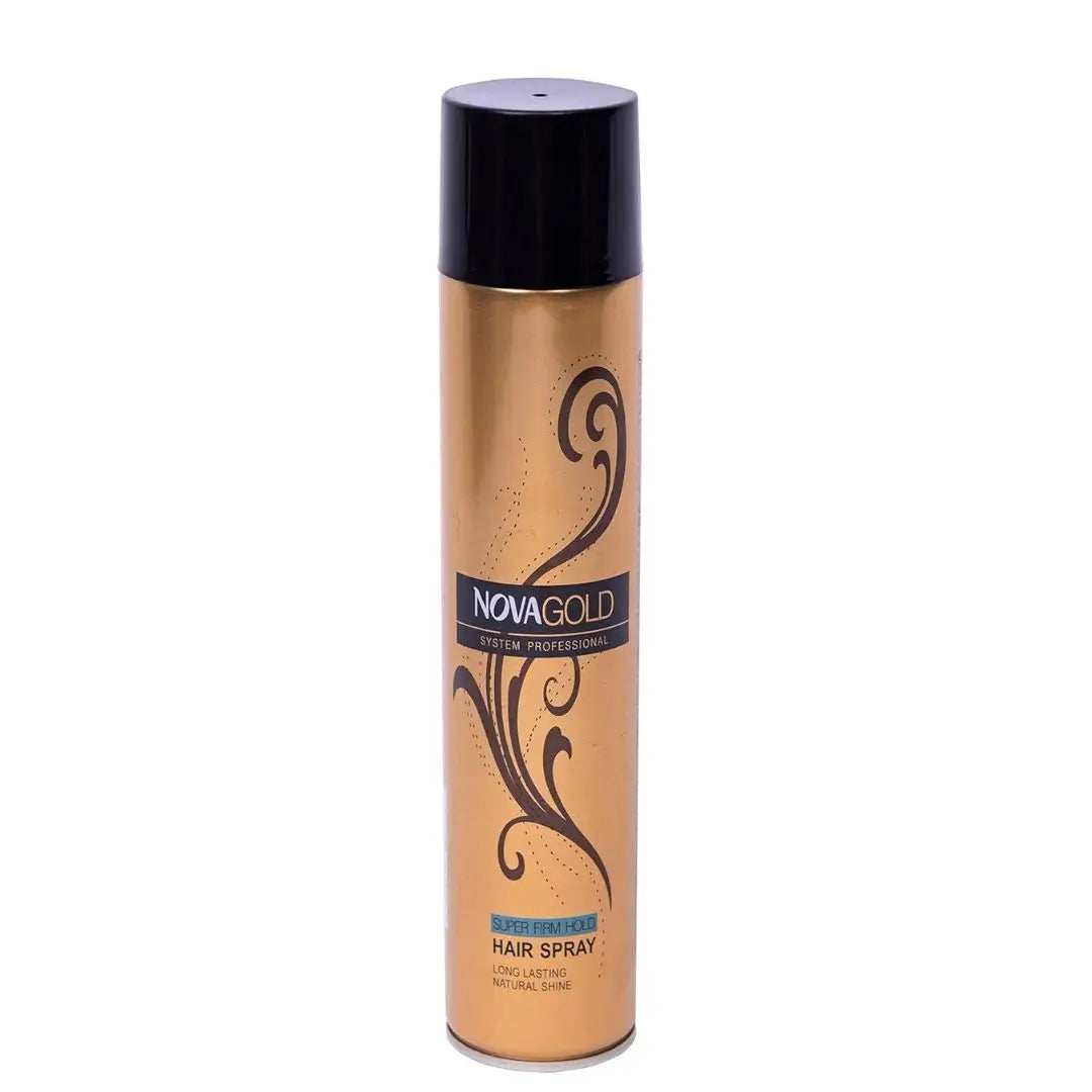 Nova Gold Hair Spray | Professional Hair Styling Spray 400ml