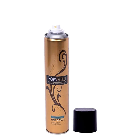 Nova Gold Hair Spray | Professional Hair Styling Spray 400ml