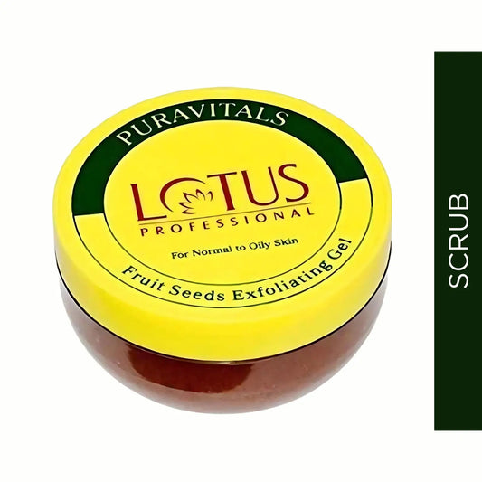 Lotus Professional Puravitals Fruit Seeds Exfoliating Gel Scrub