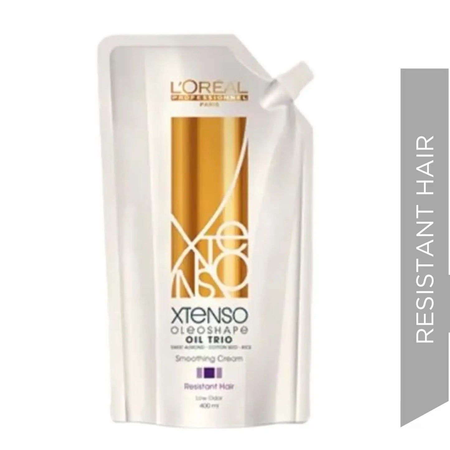 L'OREAL XTENSO OleoShape Smoothing Cream Pack for Resistant Hair - 400ML