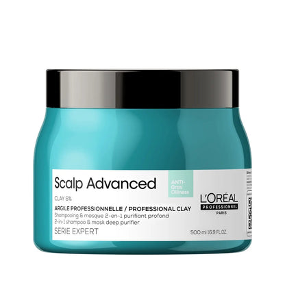 L'Oreal Professionnel Scalp Advanced Anti-Oiliness 2-In-1 Deep Purifier Clay