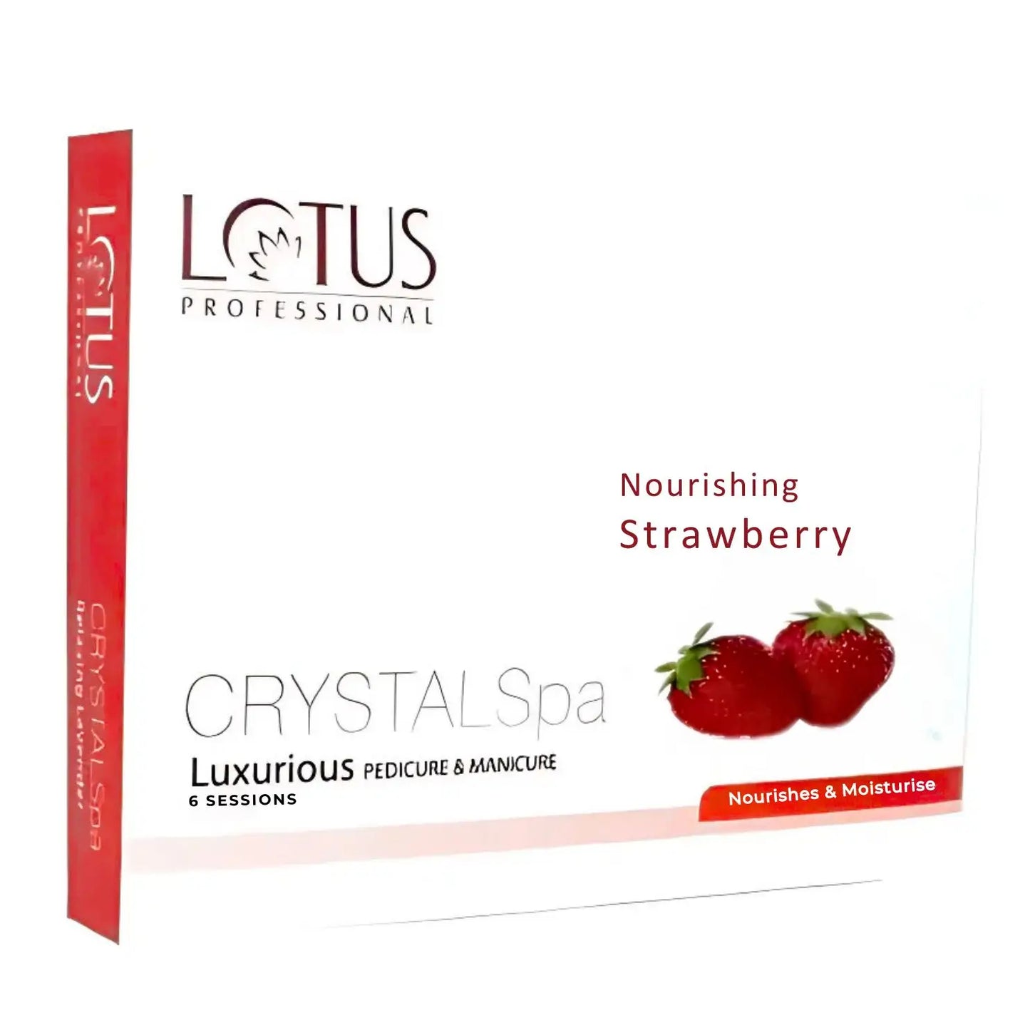 Lotus Professional CrystalSpa Nourishing Strawberry - Luxurious Pedicure And Manicure kit