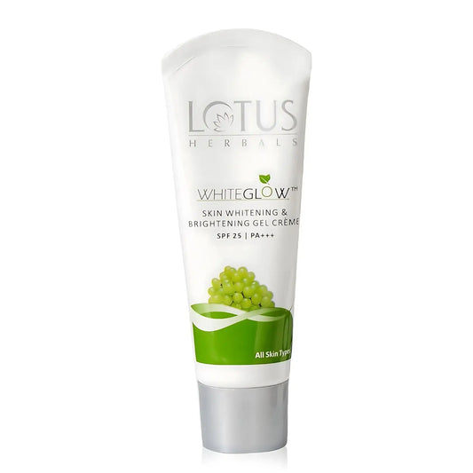 Lotus Herbals WhiteGlow Skin Whitening & Brightening Gel Cream with SPF-25 | 15g